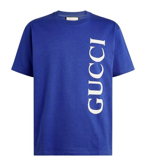 1970s mens blue gucci t-shirt|old gucci men's.